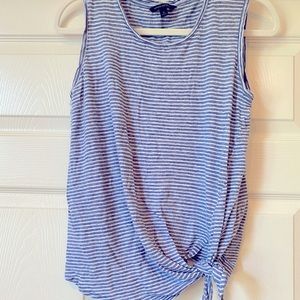 Banana Republic Linen striped shirt